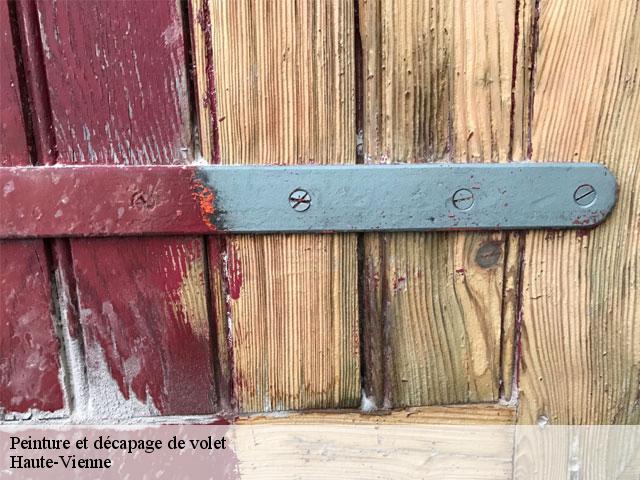 Peinture et décapage de volet Haute-Vienne